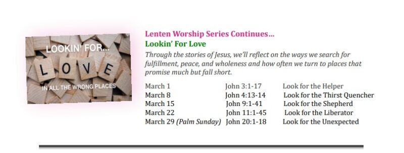 March Worship Series